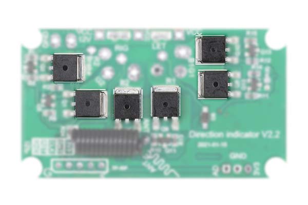 MOSFETs on Circuit Board of Underglow Kit M18r-T