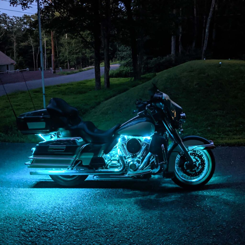 Underglow LED Strip Kits for Motorcycles and Trikes | DITRIO