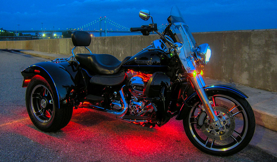 Trike with Underglow Lighting by Riverside