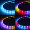 DITRIO's Pixelglow addressable RGB 5050 underglow LED strips showcases adjustable lighting effects by every 3 LEDs.